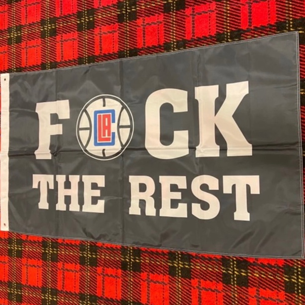 Brand new Los Angeles Clippers banner flag